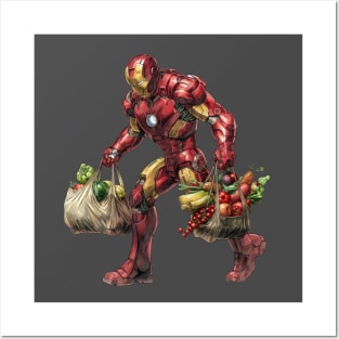 IRONMAN FROM THE MARKET Posters and Art